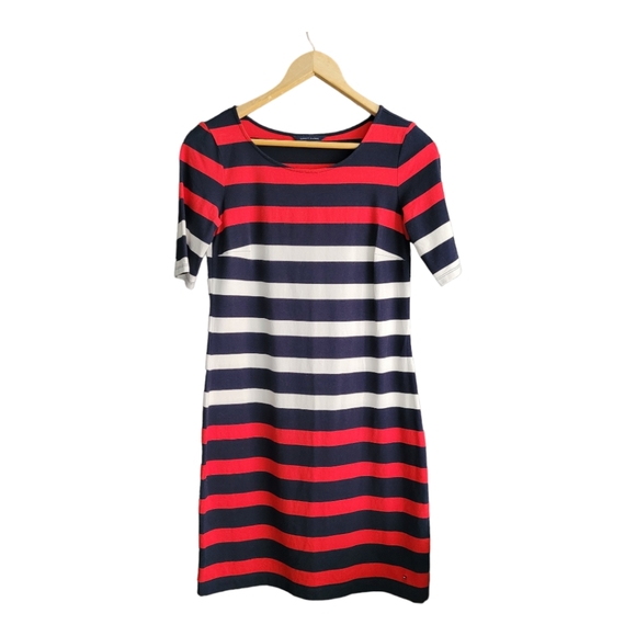 Tommy Hilfiger Midi Dress Women's Size X-Small - Picture 1 of 4